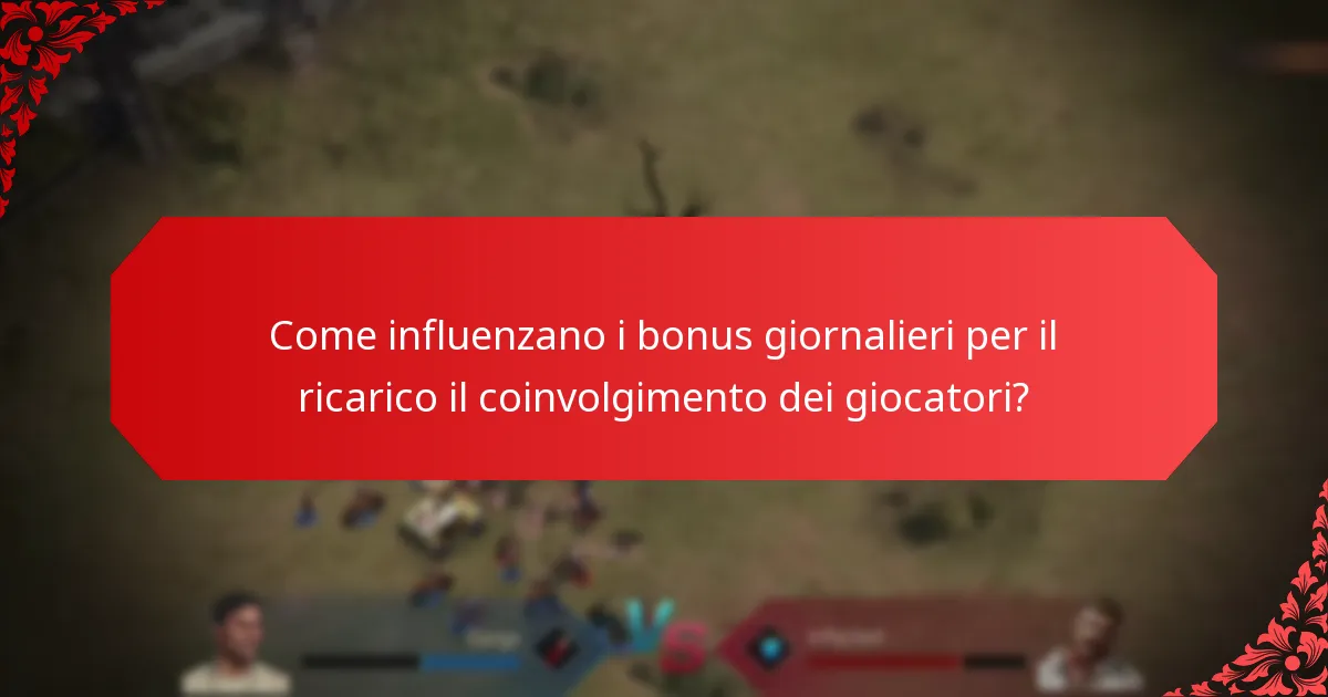 Con quale frequenza vengono offerti i bonus giornalieri per il ricarico?