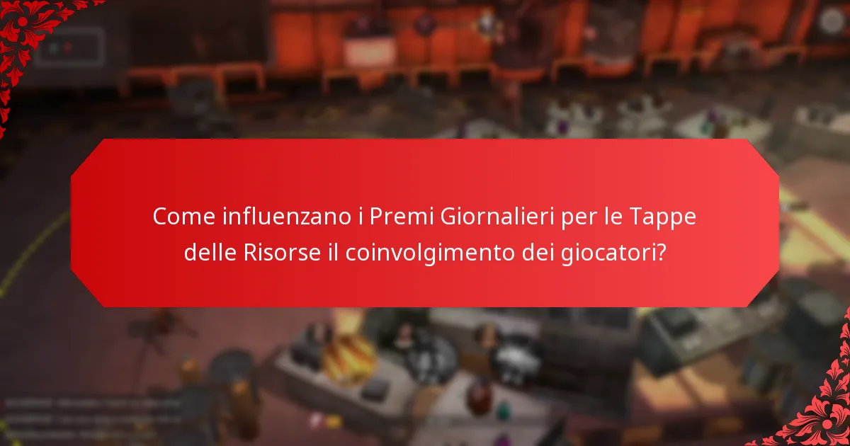 Con quale frequenza vengono assegnati i Premi Giornalieri per le Tappe delle Risorse?