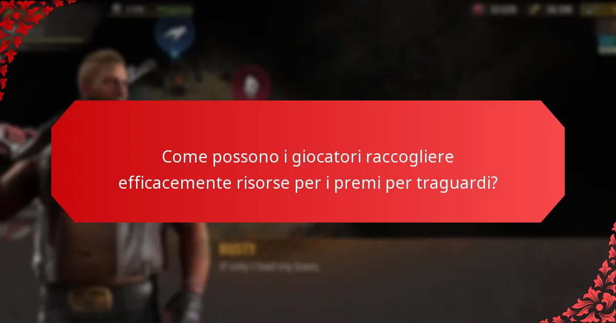 Quali tipi di risorse sono disponibili nei premi per traguardi di risorse?