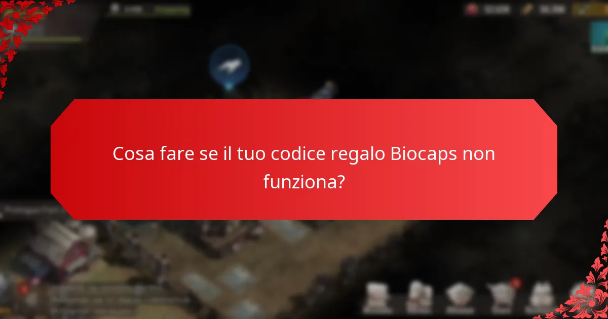 Dove puoi riscattare i codici regalo Biocaps?