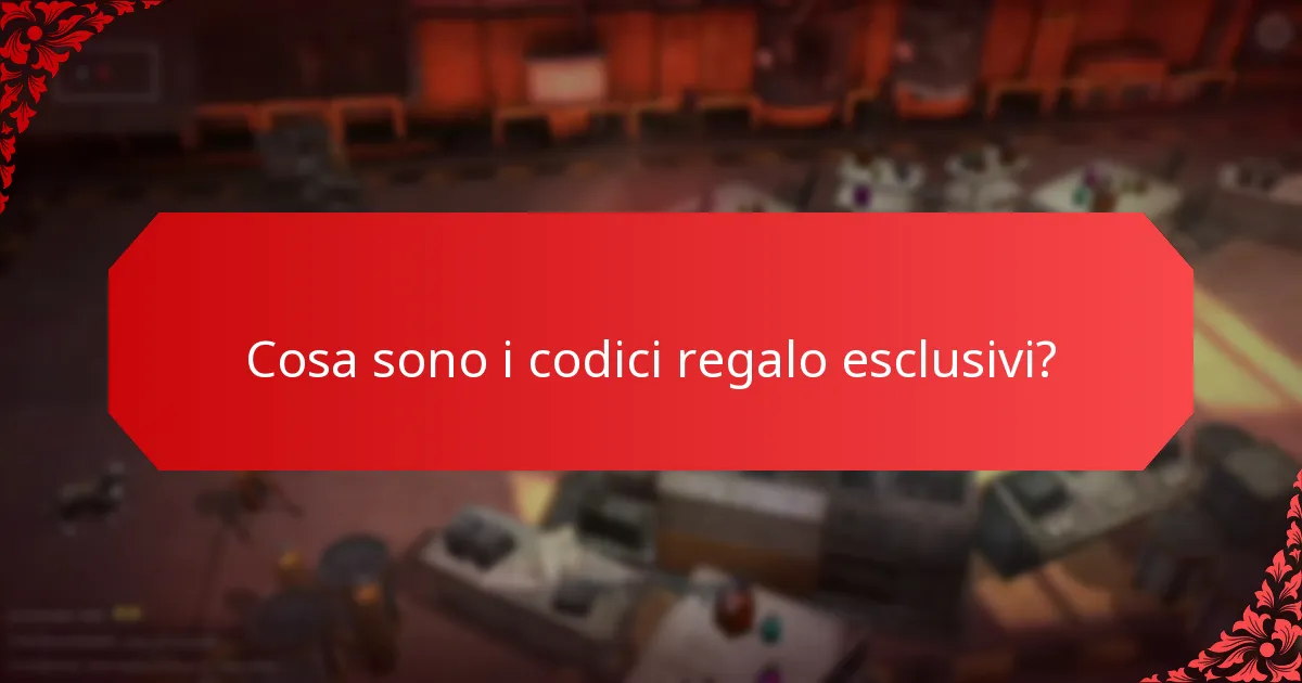 Quali eventi speciali sono associati ai codici regalo esclusivi?