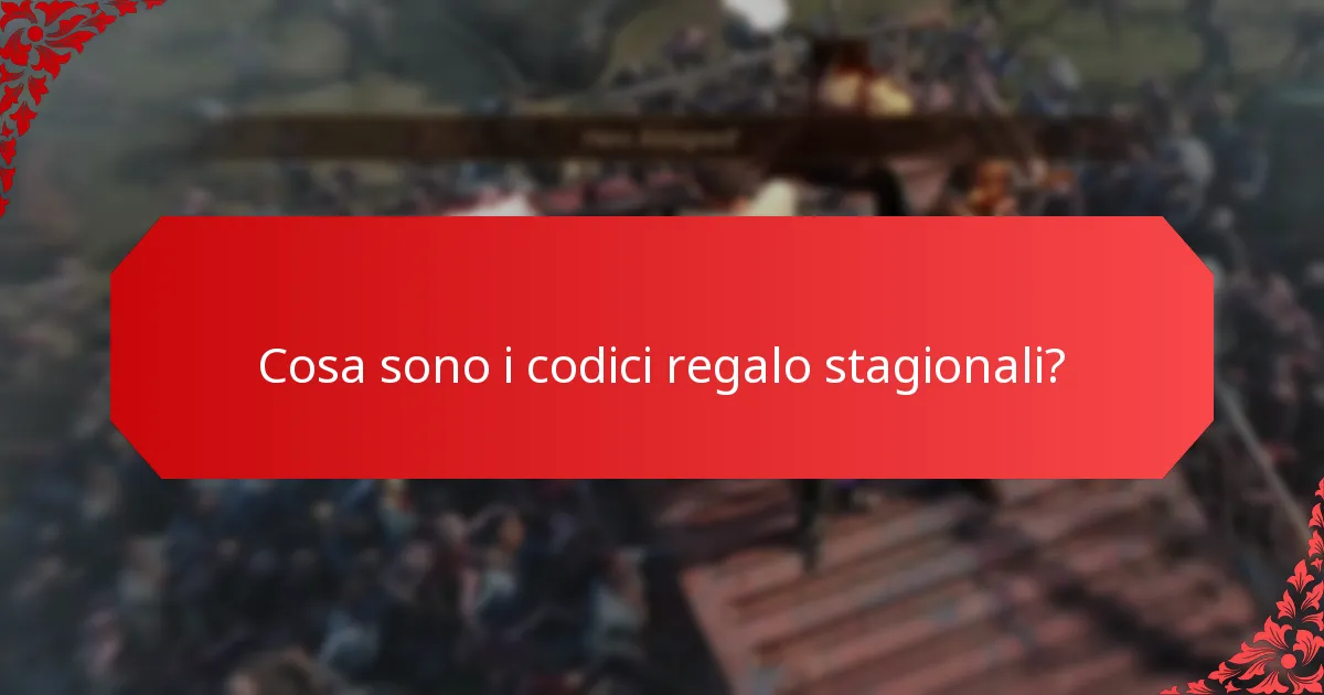 Come possono gli utenti trovare e riscattare i codici regalo stagionali?