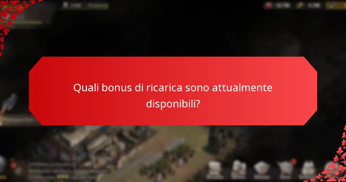Quali sono i problemi comuni con i bonus di ricarica?