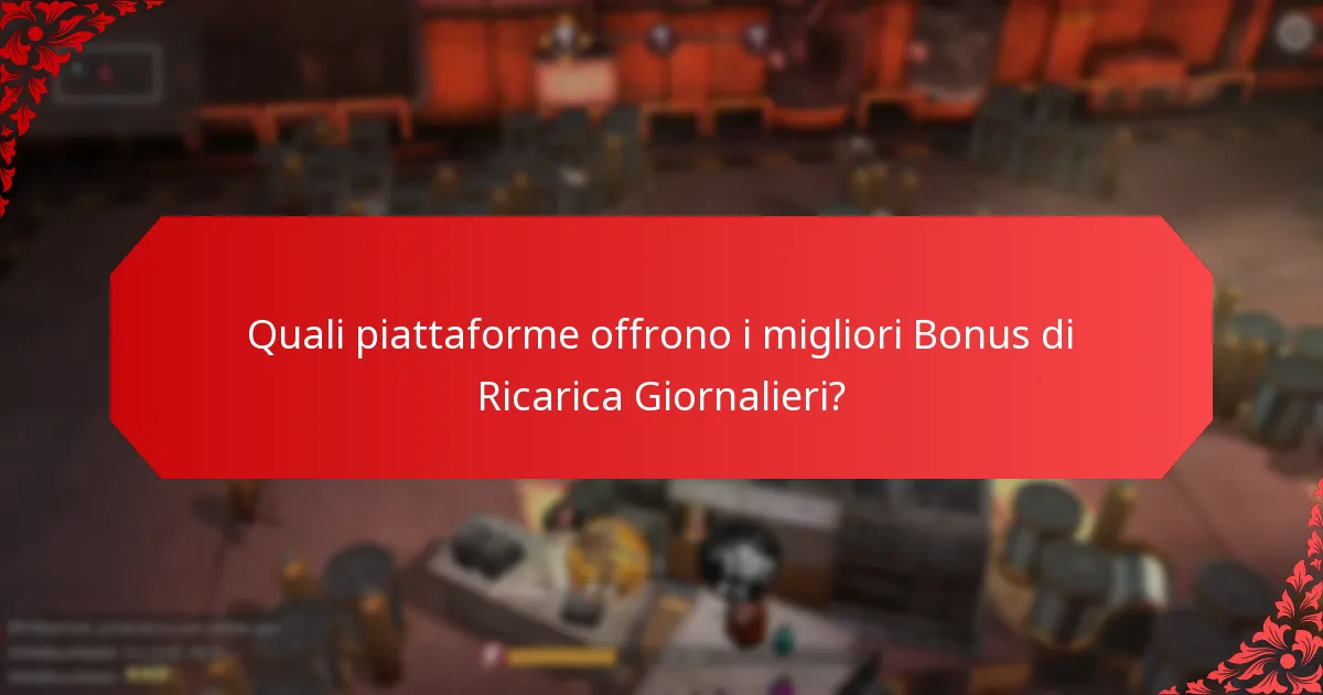Quali sono le strutture di ricompensa per i Bonus di Ricarica Giornalieri?